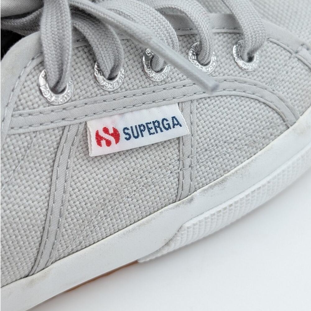 Superga Light Gray Canvas Sneakers - Picture 7 of 7